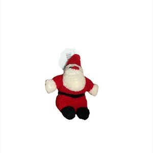 Vo-Toys Fleece Plush Squeeze Holiday Santa Claus 9" Dog Toy VIP Christmas Soft